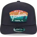 trucker-cap-marineblau-9seventy-stretch-snap-mesh-spring-training-fan-pack-2025-der-new-york-yankees-mlb-von-new-era
