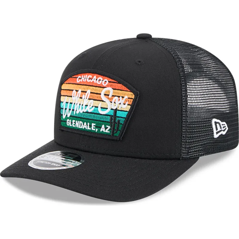 sapkak-ivelt-fekete-snapback-9seventy-stretch-snap-mesh-spring-training-fan-pack-2025-chicago-white-sox-mlb-new-era