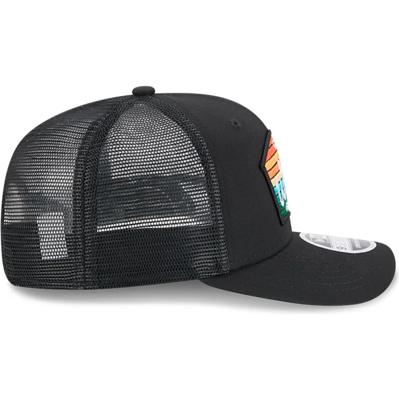 schwarze-trucker-kappe-9seventy-stretch-snap-mesh-spring-training-fan-pack-2025-der-chicago-white-sox-mlb-von-new-era