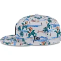 weisser-snapback-flat-cap-9fifty-print-spring-training-fan-pack-2025-der-new-york-yankees-mlb-von-new-era