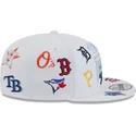 new-era-flat-brim-9fifty-scatter-spring-training-fan-pack-2025-mlb-grapefruit-league-logo-white-snapback-cap