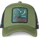 trucker-cap-grun-und-schwarz-hirsch-forest-for2-beasts-von-capslab