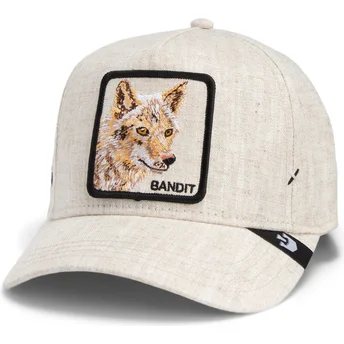 Goorin Bros. Curved Brim Bandit Coyote Cloth Rugged Comfort The Farm Beige Snapback Cap