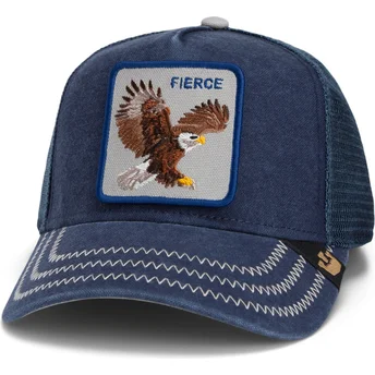 Trucker-Cap marineblau Adler Fierce Bird Of Prey Core Canvas The Farm von Goorin Bros.