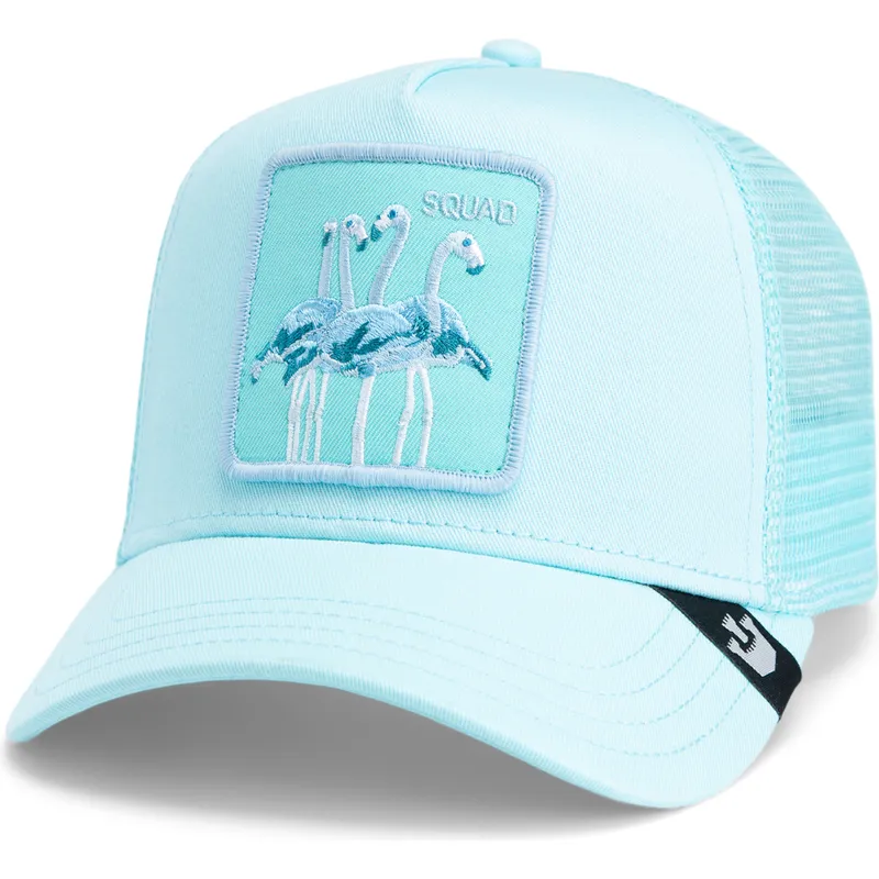 trucker-cap-blau-flamingo-mirage-squad-chroma-wave-the-farm-von-goorin-bros