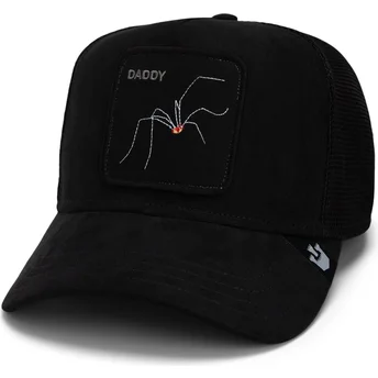 Goorin Bros. Daddy The Suede Spider Global Core Micro Suede The Farm Black Trucker Hat