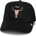 sapkak-ivelt-fekete-snapback-dead-the-suede-skull-global-core-micro-suede-the-farm-goorin-bros