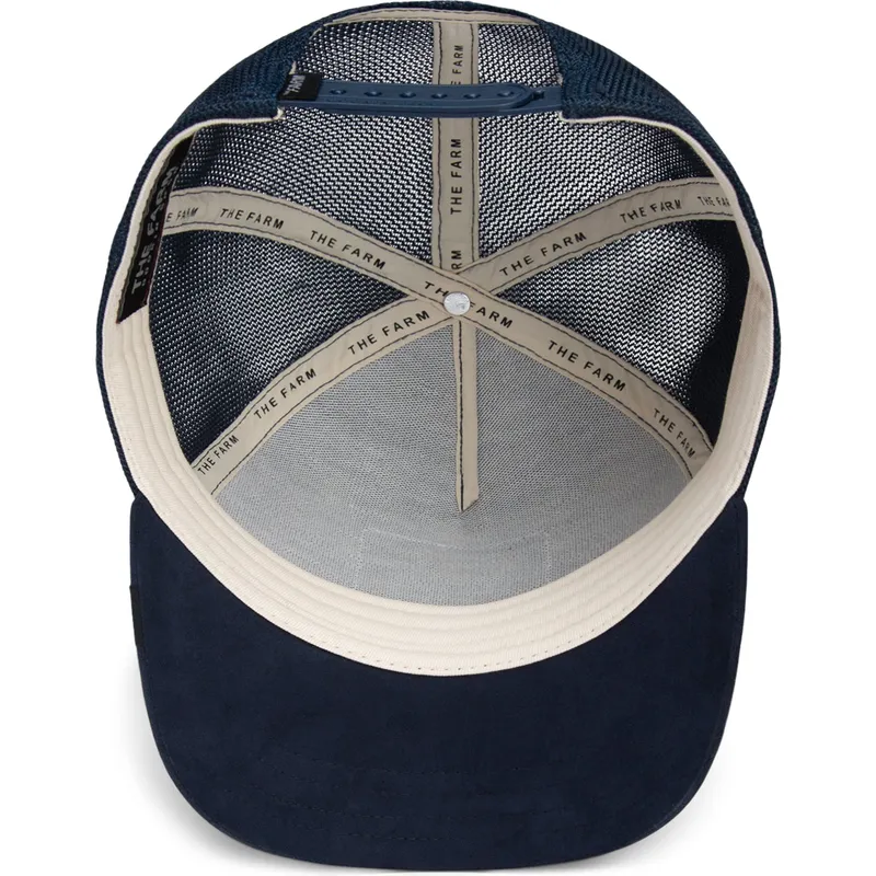 trucker-cap-marineblau-ziege-the-suede-goat-global-core-micro-suede-the-farm-von-goorin-bros