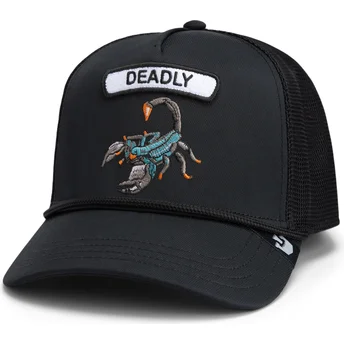 Sapkák ívelt fekete snapback escorpión GB2 Deadly Scorp The Rocker The Farm The Farm de Goorin Bros.