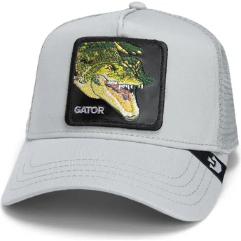 Goorin Bros. Crocodile Gator Swamp Monster Core Combo The Farm Grey Trucker Hat