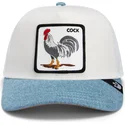 sapkak-ivelt-feher-snapback-cock-rooster-fan-institution-ball-club-global-core-denim-the-farm-goorin-bros