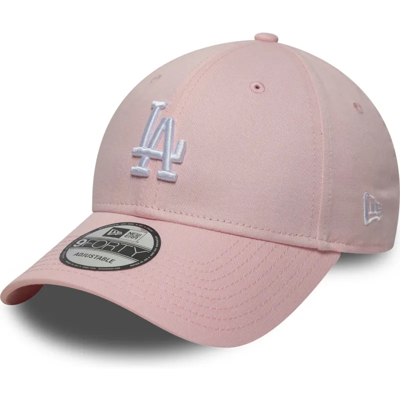 rosa-verstellbare-curved-cap-9forty-colour-pack-der-los-angeles-dodgers-mlb-von-new-era