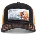 schwarze-trucker-kappe-buffel-built-tough-wild-heart-the-farm-von-goorin-bros