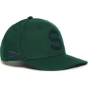 grune-snapback-cap-mit-gebogenem-schirm-graphic-b-boy-enamel-green-von-superdry