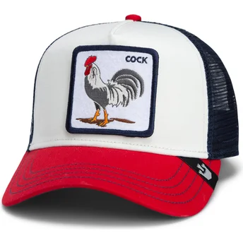 Sapkák ívelt többszínű snapback Goorin Bros. Cock Team Rooster Original Recipe Team Pride The Farm White, Navy Blue and Red Hat The Farm de Goorin Bros.