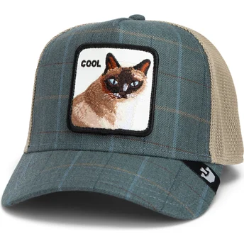 Sapkák ívelt kék snapback Goorin Bros. Cool Cat Luxury...