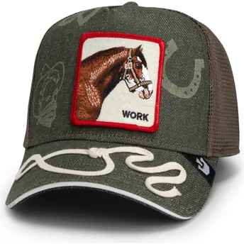 Cap ívelt зелен снапбек Goorin Bros. Work Double Shift Horse Play The Farm Green Hat The Farm de Goorin Bros.
