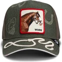 cap-ivelt-zelen-snapbek-goorin-bros-work-double-shift-horse-play-the-farm-green-hat-the-farm-de-goorin-bros