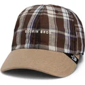 sapkak-ivelt-barna-snapback-goorin-bros-curved-brim-ask-your-mother-papa-cap-madras-the-farm-brown-cap-the-farm-de-goorin-bros