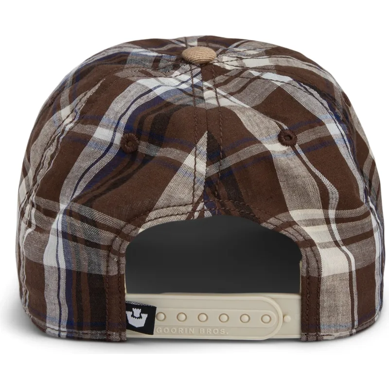 sapkak-ivelt-barna-snapback-goorin-bros-curved-brim-ask-your-mother-papa-cap-madras-the-farm-brown-cap-the-farm-goorin-bros