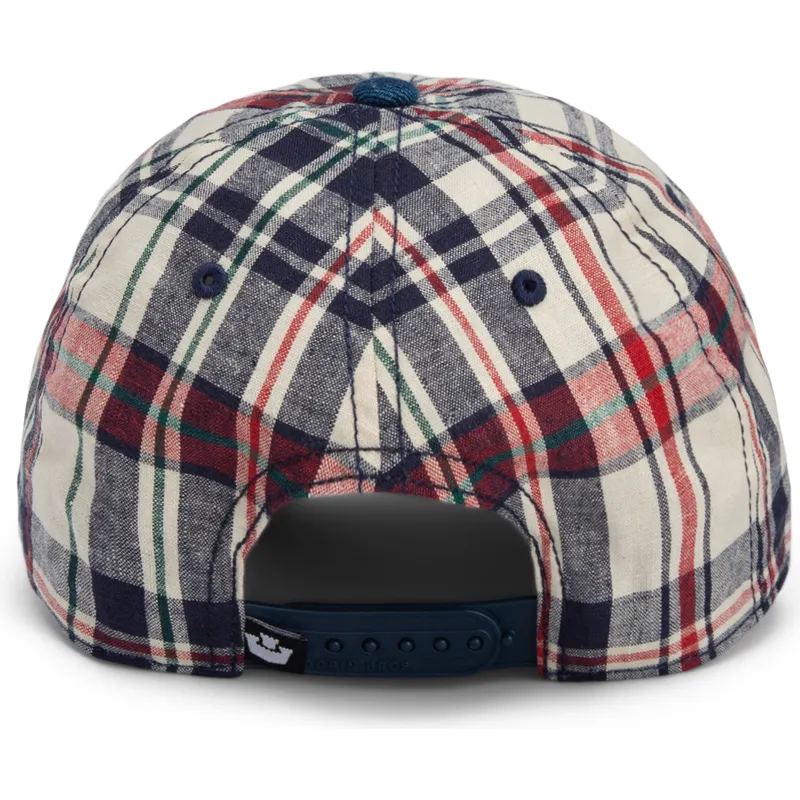 cap-ivelt-tmnosin-snapbek-goorin-bros-curved-brim-raised-in-a-barn-papa-cap-madras-the-farm-navy-blue-and-red-cap-the-farm-de-go cap-ivelt-tmnosin-snapbek-goorin-bros-curved-brim-raised-in-a-barn-papa-cap-madras-the-farm-navy-blue-and-red-cap-the-farm-de-go