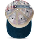 sapkak-ivelt-sotetkek-snapback-goorin-bros-curved-brim-raised-in-a-barn-papa-cap-madras-the-farm-navy-blue-and-red-cap-the-farm-