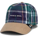 cap-ivelt-mnogocveten-snapbek-goorin-bros-curved-brim-hardly-working-papa-cap-madras-the-farm-navy-blue-and-brown-cap-the-farm-d