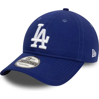 New Era Curved Brim 9TWENTY League Essential Los Angeles Dodgers MLB Blue Adjustable Cap