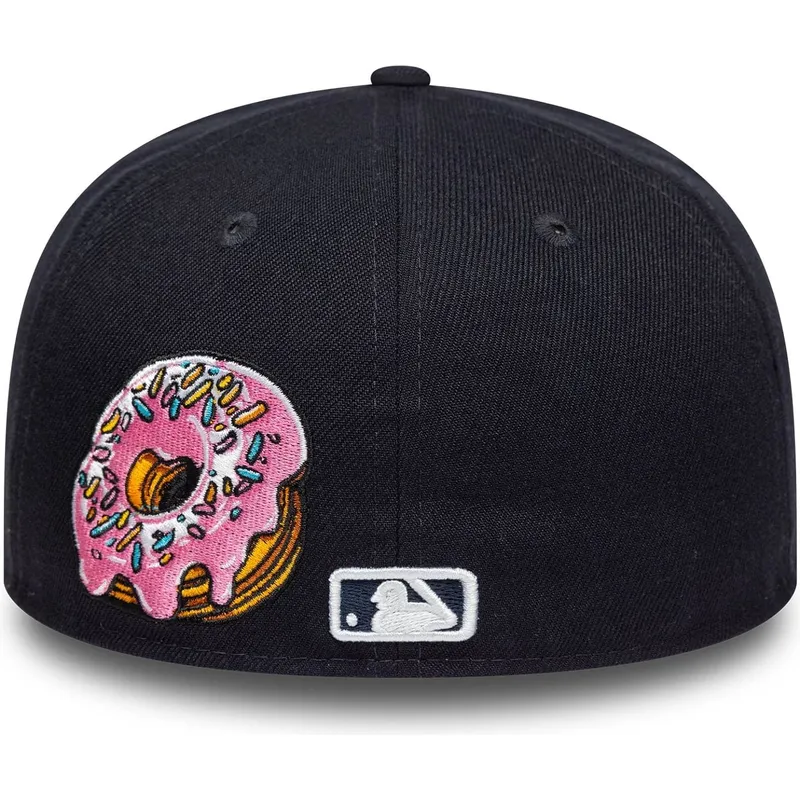 marineblaue-angepasste-59fifty-food-icon-flatcap-der-new-york-yankees-mlb-von-new-era