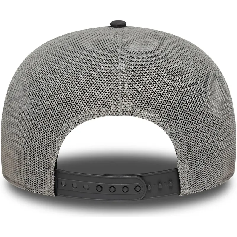 graue-trucker-cap-9seventy-stretch-snap-der-chicago-bulls-nba-von-new-era