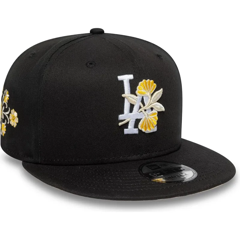 sapkak-lapos-fekete-snapback-9fifty-floral-los-angeles-dodgers-mlb-new-era