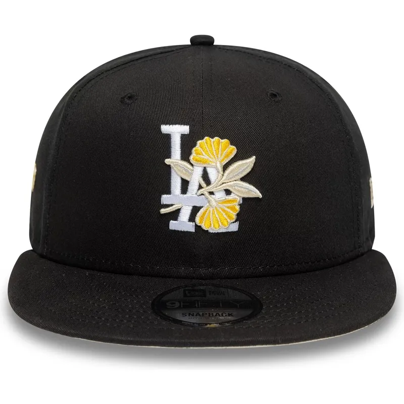 sapkak-lapos-fekete-snapback-9fifty-floral-los-angeles-dodgers-mlb-new-era