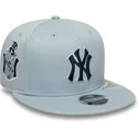 bla-platt-snapback-keps-med-marinbla-logga-9fifty-original-fit-world-series-new-york-yankees-mlb-fran-new-era