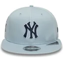bla-platt-snapback-keps-med-marinbla-logga-9fifty-original-fit-world-series-new-york-yankees-mlb-fran-new-era