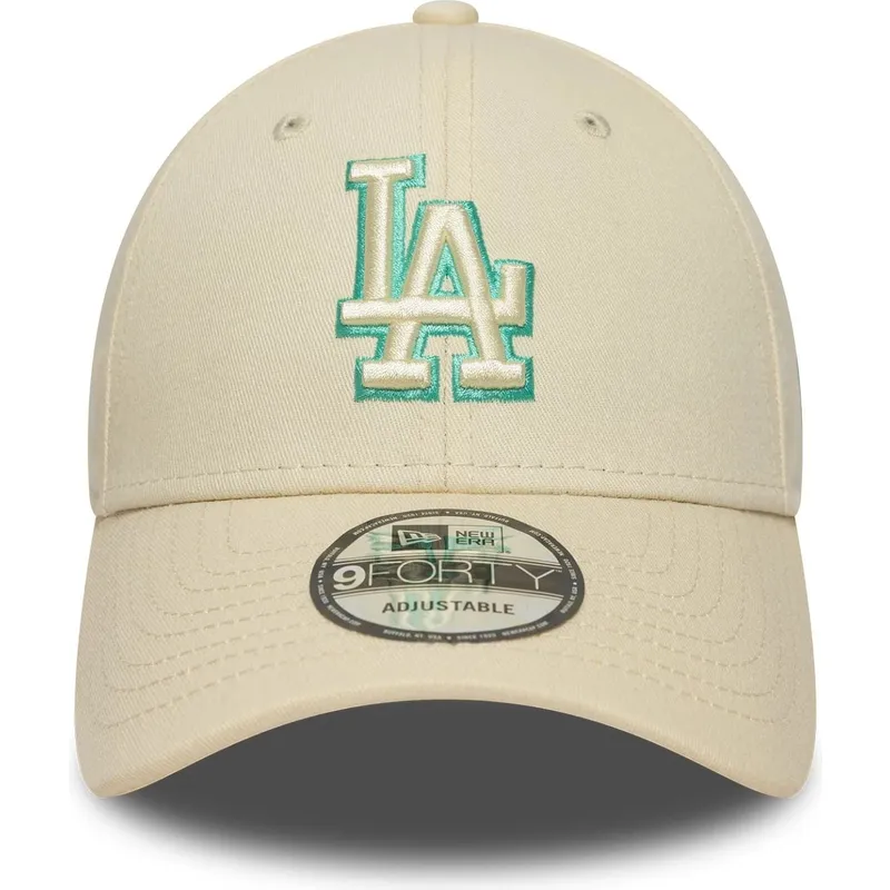 sapkak-ivelt-bezs-allithato-9forty-team-outline-los-angeles-dodgers-mlb-new-era