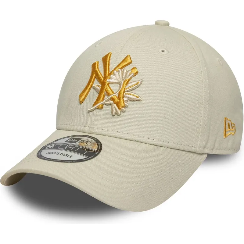 sapkak-ivelt-bezs-allithato-9forty-floral-icon-new-york-yankees-mlb-new-era