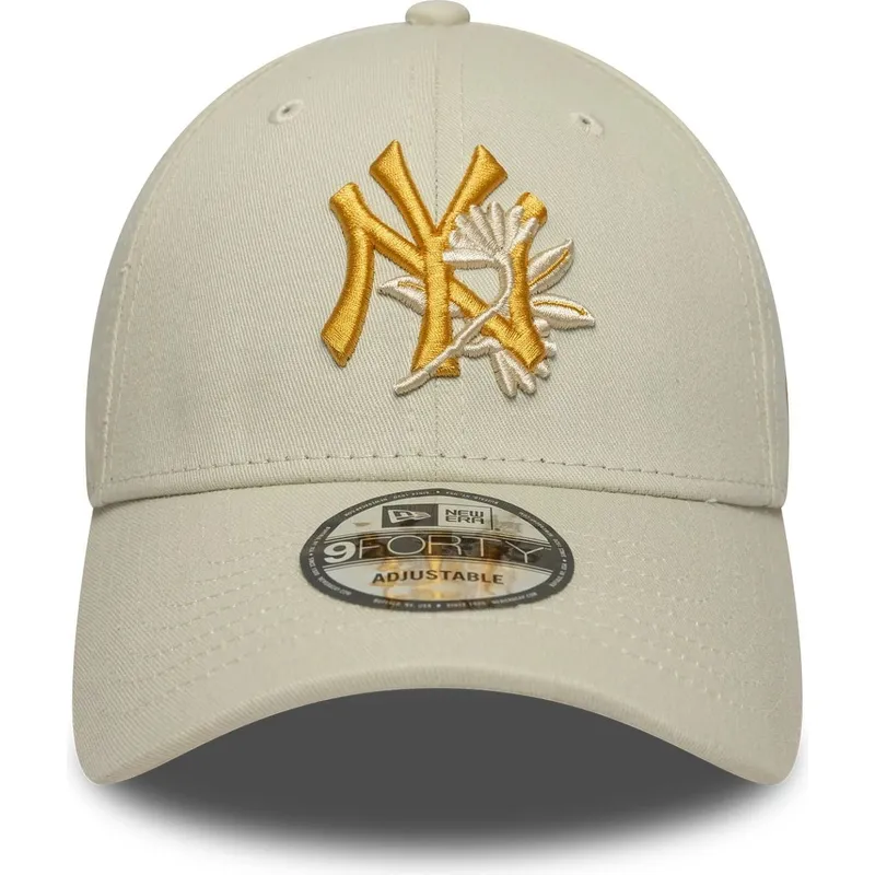 sapkak-ivelt-bezs-allithato-9forty-floral-icon-new-york-yankees-mlb-new-era