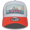 new-era-a-frame-summer-trucker-cap-weiss-und-orange-capri-italy