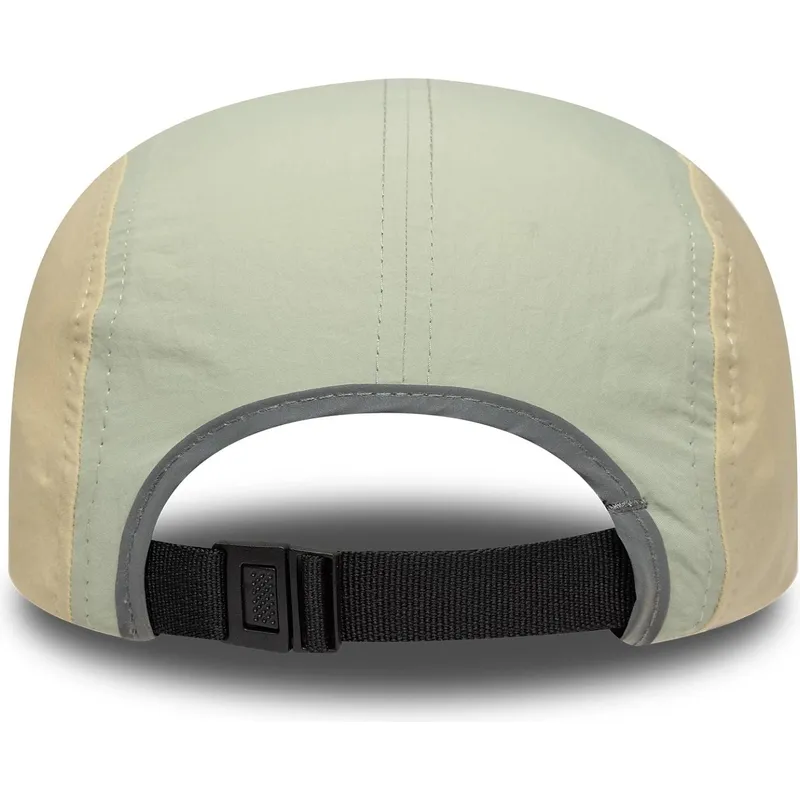 beige-und-grune-verstellbare-curved-cap-runner-tech-von-new-era