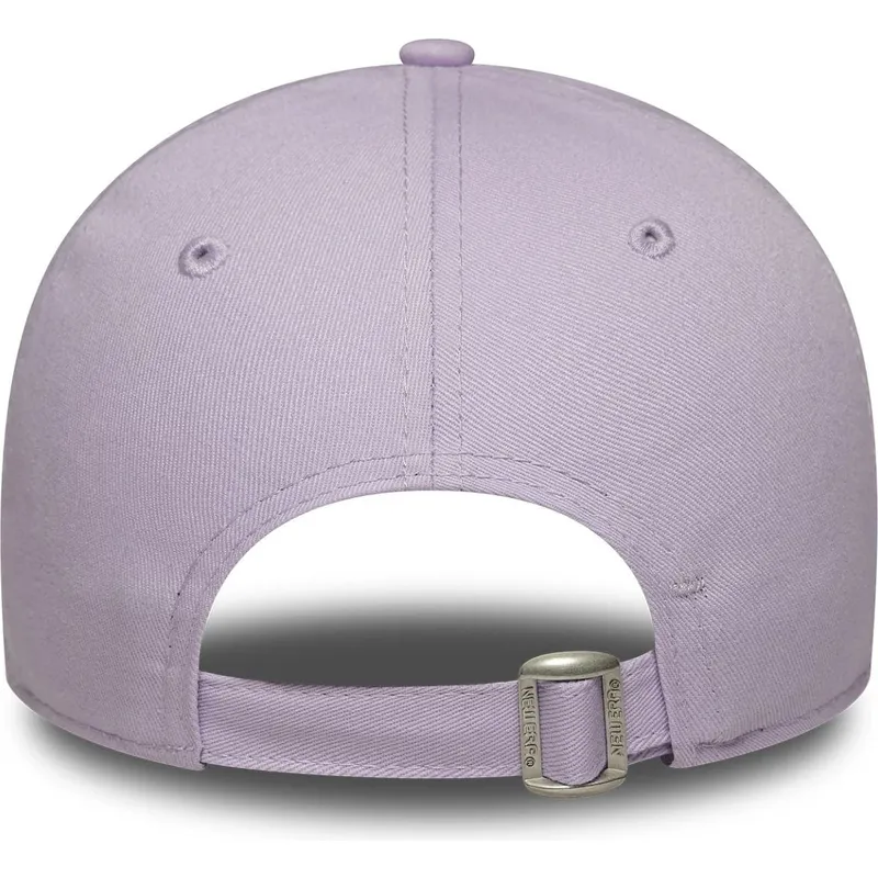 violette-verstellbare-curved-cap-fur-damen-9forty-floral-icon-der-new-york-yankees-mlb-von-new-era