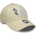 sapkak-ivelt-bezs-allithato-9forty-beaded-new-york-yankees-mlb-new-era