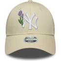 sapkak-ivelt-bezs-allithato-9forty-beaded-new-york-yankees-mlb-new-era