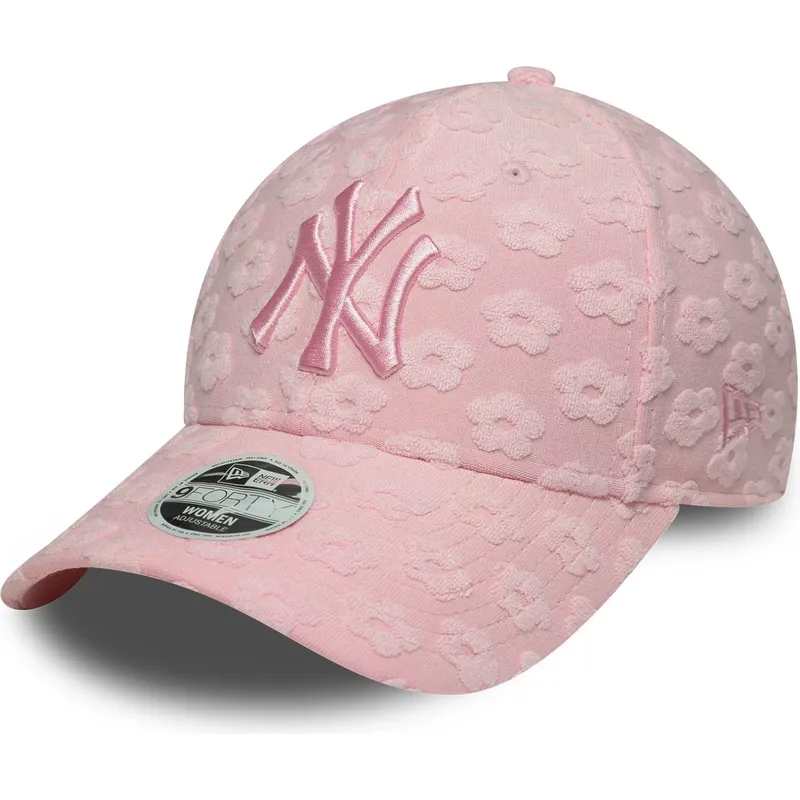 sapkak-ivelt-rozsaszin-allithato-9forty-floral-towelling-new-york-yankees-mlb-new-era