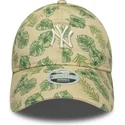 cap-ivelt-bezhov-reguliruema-lenta-9twenty-all-over-print-tropical-new-york-yankees-mlb-new-era