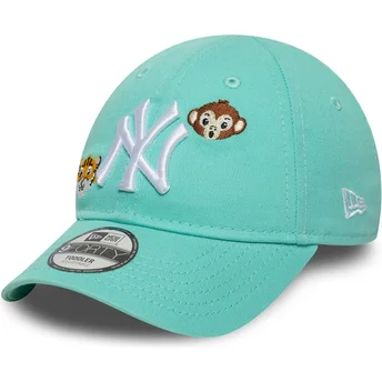 Gorra curva verde ajustable para niño 9FORTY Animal Icon...