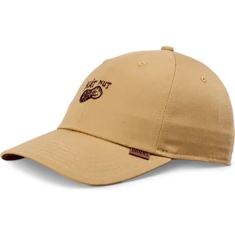 Justerbar brun kurvad keps Dad Hat Nut från Djinns