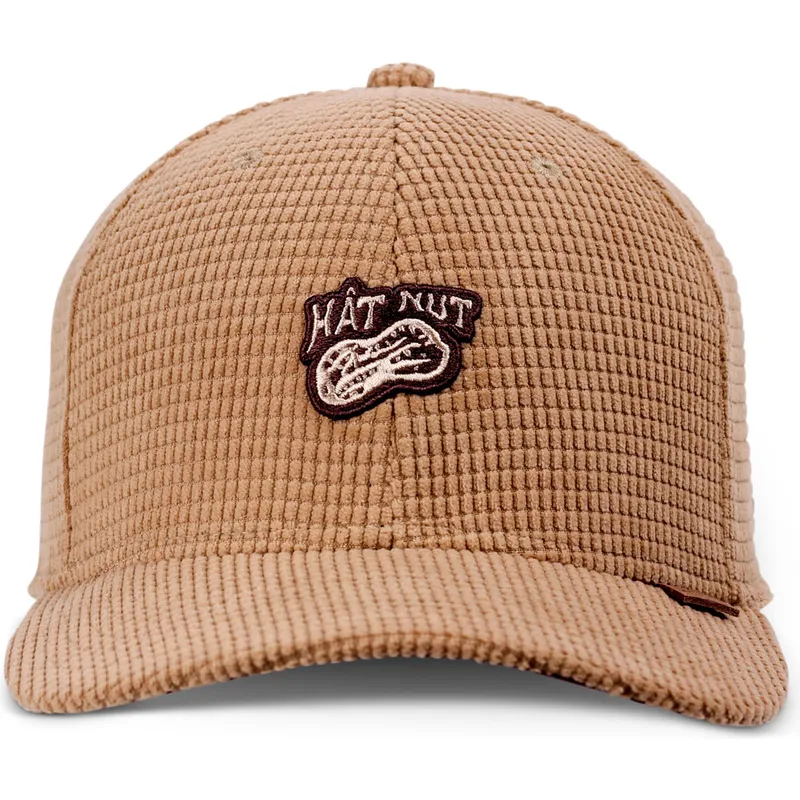 brun-bojd-keps-snapback-truefit-hat-nut-waffle-fran-djinns