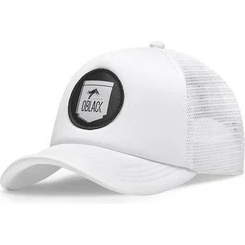 Gorra trucker blanca Classic de Oblack