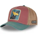 trucker-mutze-mehrfarbig-daffy-duck-daf3-ct-looney-tunes-von-capslab