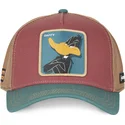 mehrfarbige-trucker-kappe-daffy-duck-daf3-ct-looney-tunes-von-capslab